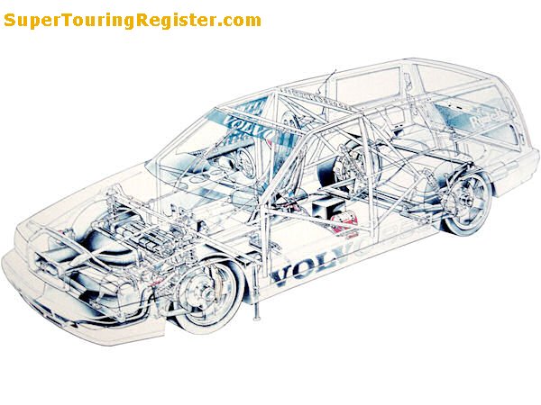 Volvo 850 Estate cutaway