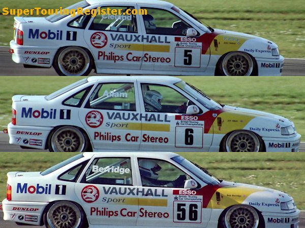 Comparison of cars, Silverstone 1991