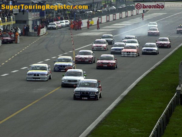 Race 2 start, Monza 2001