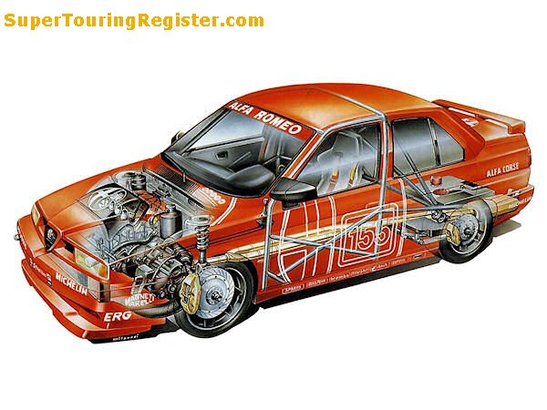 Alfa Romeo 155 cutaway